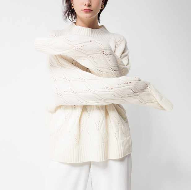 Pleasant Feeling Mongolian Cashmere Sweater - Ladies Clothing | Axariyas Closet